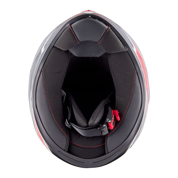 Casco Givi Integrale 50.6f Stoccarda Bianco Rosso Nero