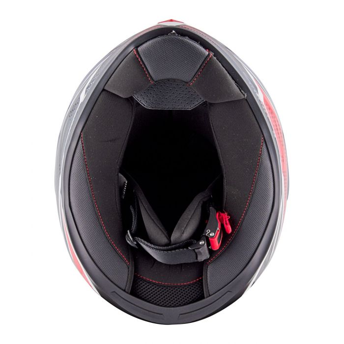 Casco Givi Integrale 50.6f Stoccarda Bianco Rosso Nero