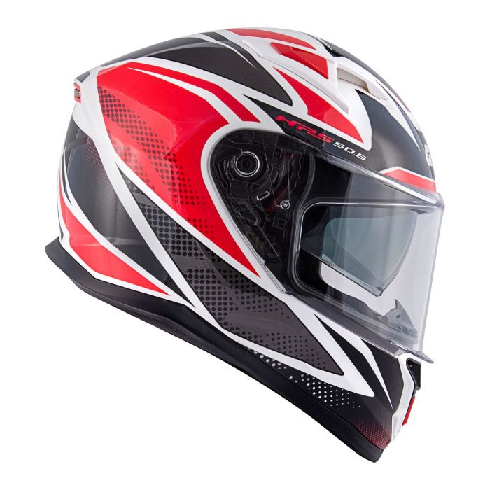 Casco Givi Integrale 50.6f Stoccarda Bianco Rosso Nero