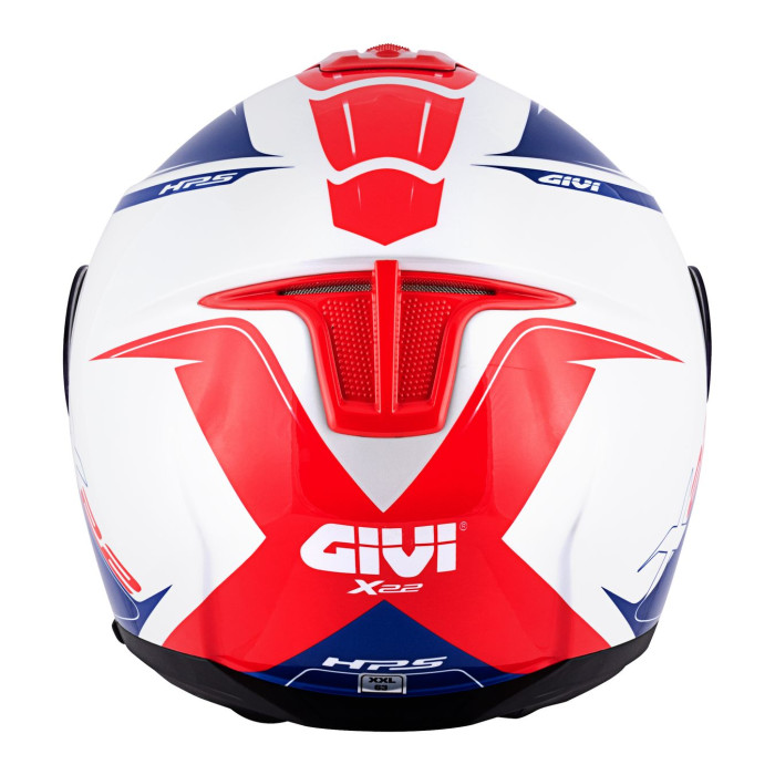 Casco Givi Jet Hx22f Planet Hyper Bianco Blu Ros