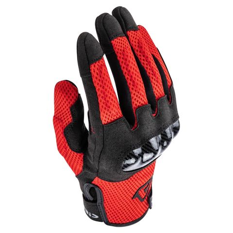 Ce gloves with Ramsey My Vented Acerbis protections red
