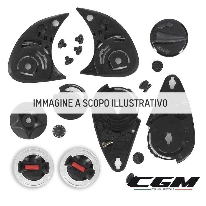 Kit Fissaggio Visiera Cgm 9130-dk0-01e Per Casco Daytona