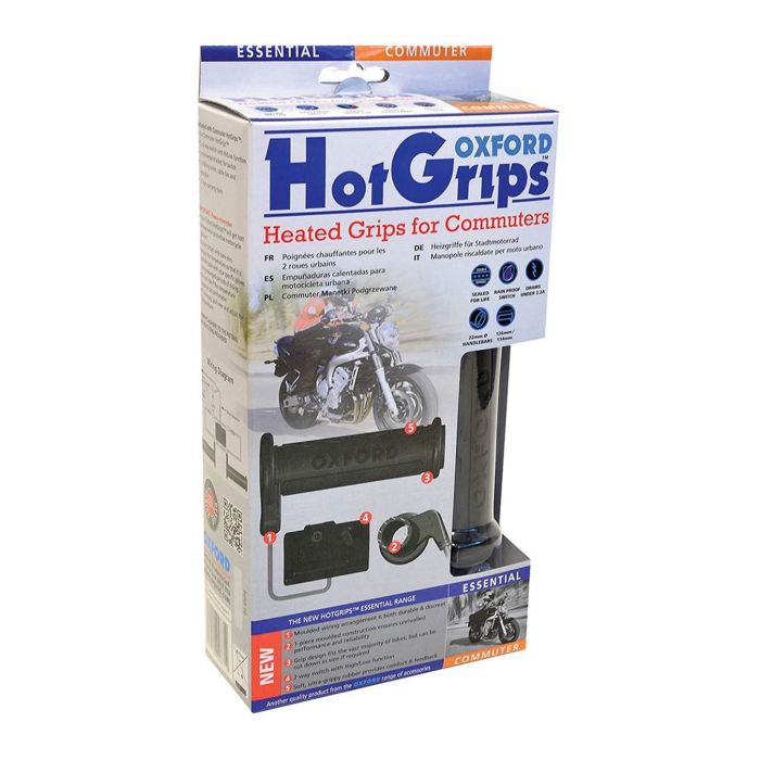 Manopole Riscaldate Oxford Hot Grips Essential Commuter