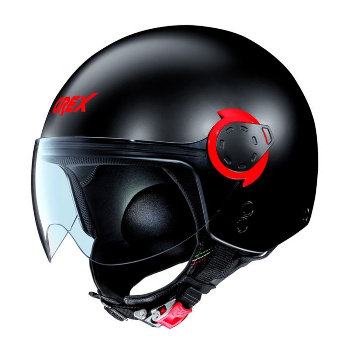 Casco Grex G3.1 E Couple Flat Black Red