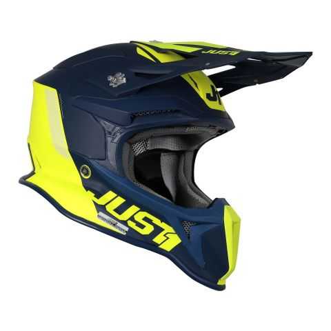 Casco Off-road / Cross Just1 J18 + Mips Pulsar Fluo Amarillo M