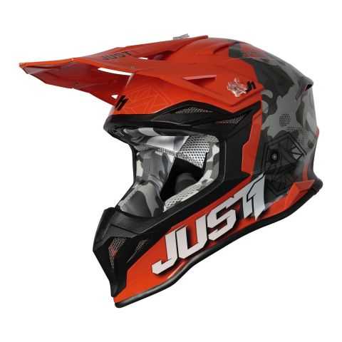 Casco Off-road / Cross Just1 J39 Kinetic Camo Gris Re