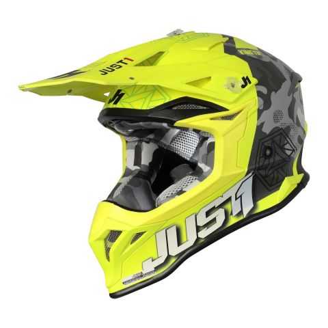 Helm Off-road / Cross Just1 J39 Kinetic Camo Red Lim