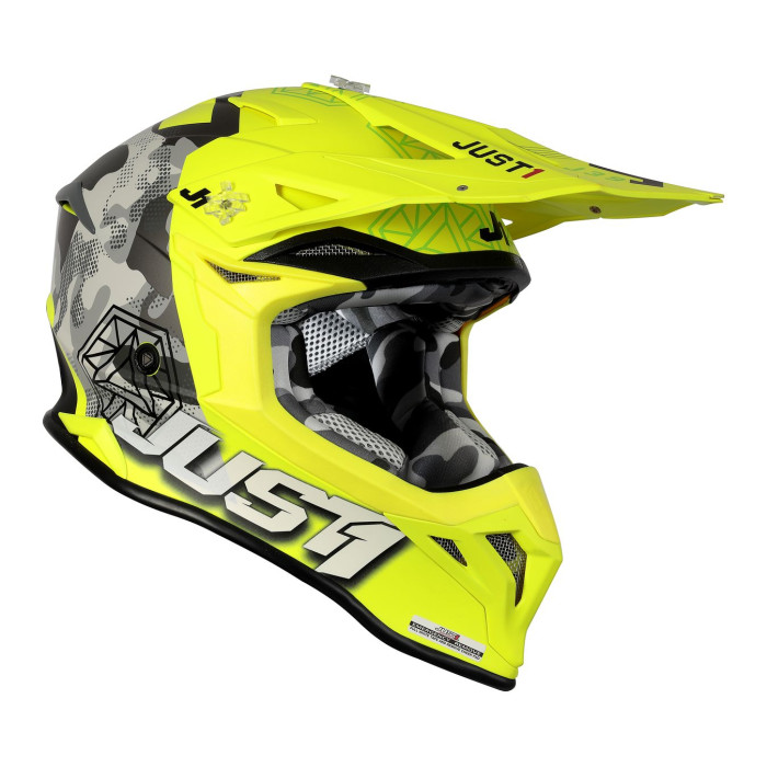 Casco Off-road / Cross Just1 J39 Kinetic Camo Red Lim