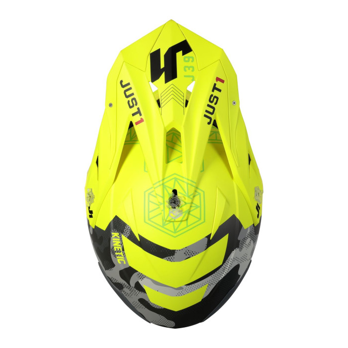 Casco Off-road / Cross Just1 J39 Kinetic Camo Red Lim