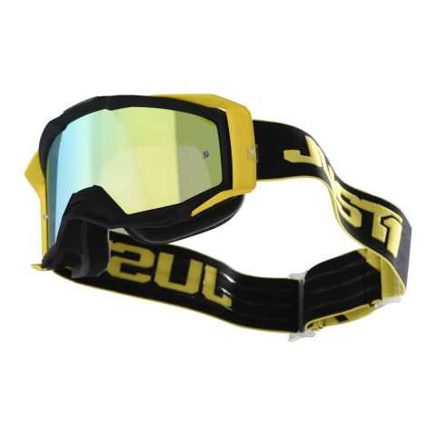 Maschera Cross Just1 Goggle Iris Track Black Yellow