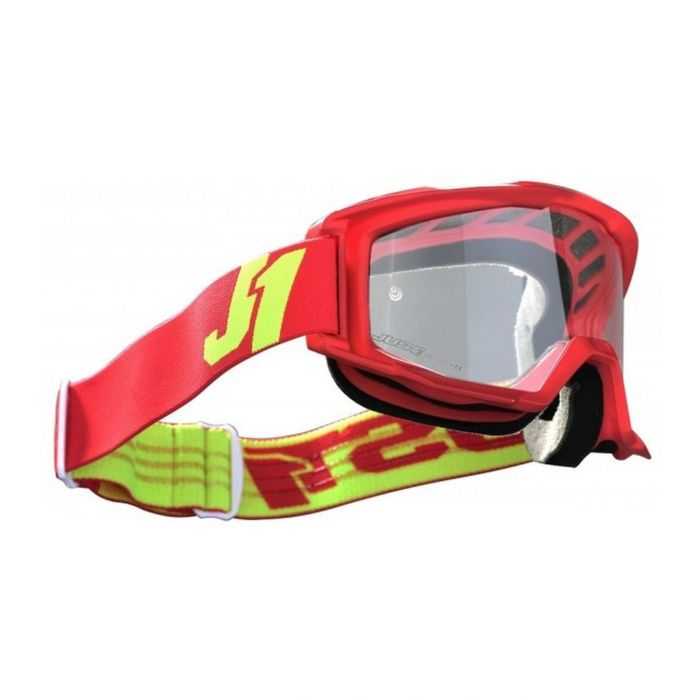 Maschera Cross Just1 Goggle Vitro Red Yellow