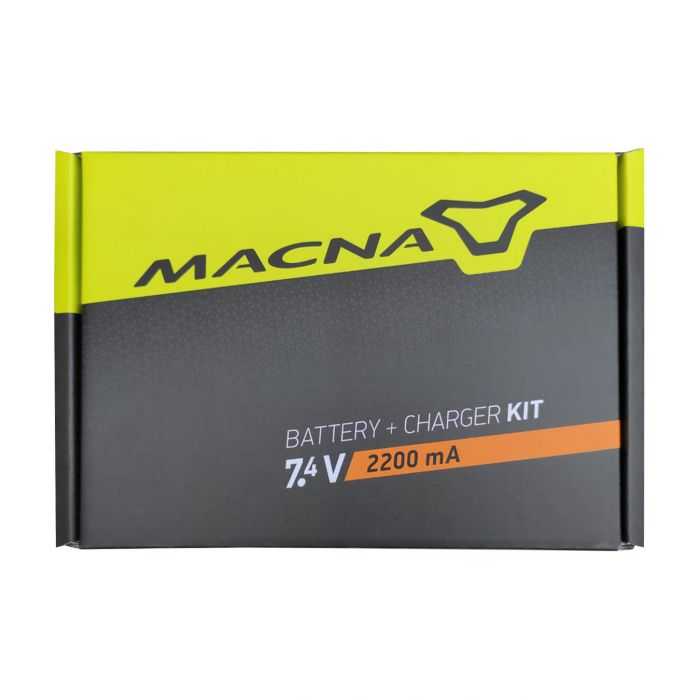 Batteria + Caricabatterie Macna 7,4v 2,2ah Per Ion/electron/progress/uni