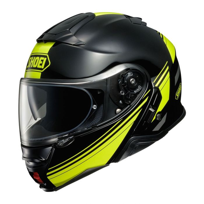 Casco Modulare Shoei Neotec Ii Separator Tc-3 Black Yellow