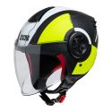 Casco Jet Ixs 851 2.0 Nero Opaco Giallo Fl
