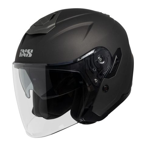 Casco Jet In Fibra Ixs 92 Fg 1.0 Parasole Integrato Grigio Opaco