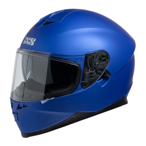 Full-face helmet Ixs 1100 1.0 with matt blue Sun visor