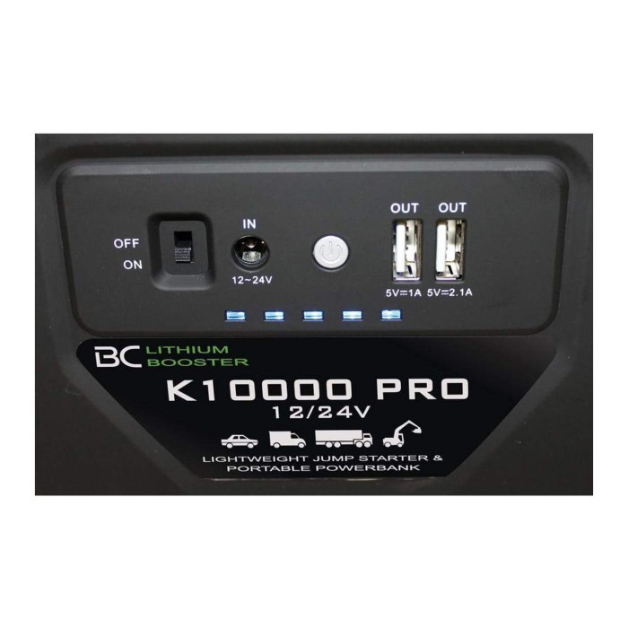Jumpstarter Bc Litio K10000 Pro 12/24v 1000a
