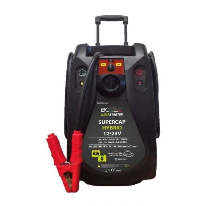 Bc Jumpstarter Supercap Hybrid 12v 13000a / 24v 6800a