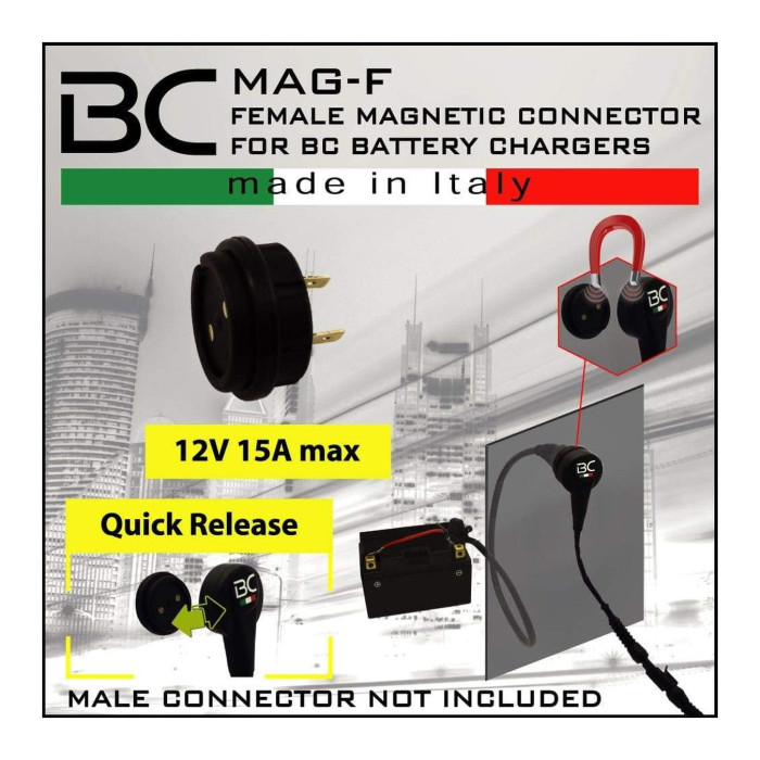 Bc Mag-f Connettore Magnetico (f) Da Fissare Sul Veicolo