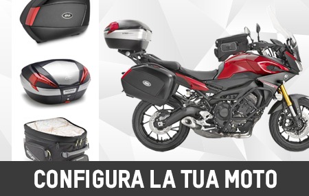 Configurez le kit Case et Top Case pour votre moto !