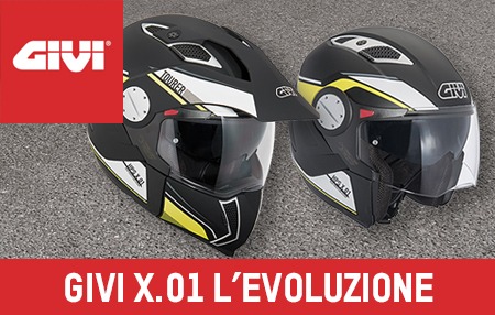 Givi X.01 Touring abnehmbarer Helm aus Givi