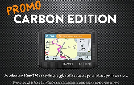 Garmin Zumo 396 Carbon Edition + staffa