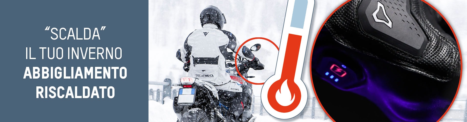 Motorstock.it "warms you" in winter: heated clothing!