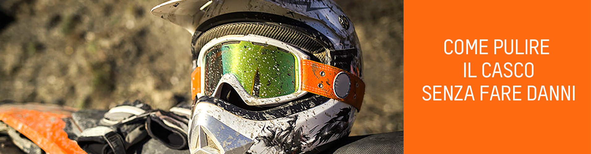 Come pulire il casco della moto senza danni